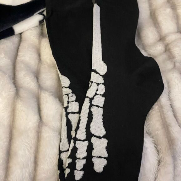 Nightmare before christmas xmas jack skellington skull throw blanket plush fur - Picture 9 of 11